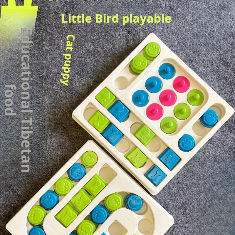 Dog Puzzle Toys Slow Feeder Interactive Increase Puppy IQ Food Dispenser Slowly Eating NonSlip Bowl Pet Cat Dogs Training Game