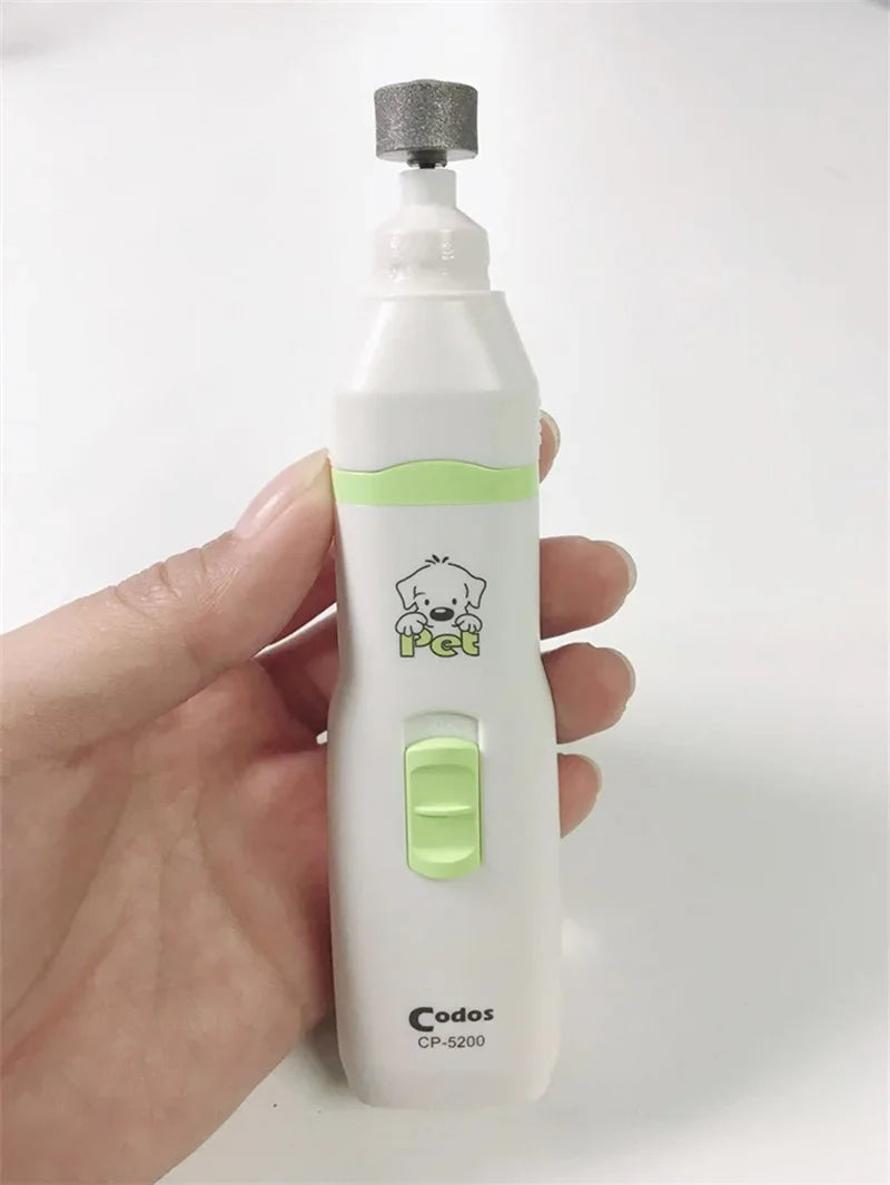 2-in-1 Pet Hair Trimmer and Nail Grinder Ceramic Blade Grooming Clippers for Dogs and Cats with Nail Cutter Hair Cutting Machine