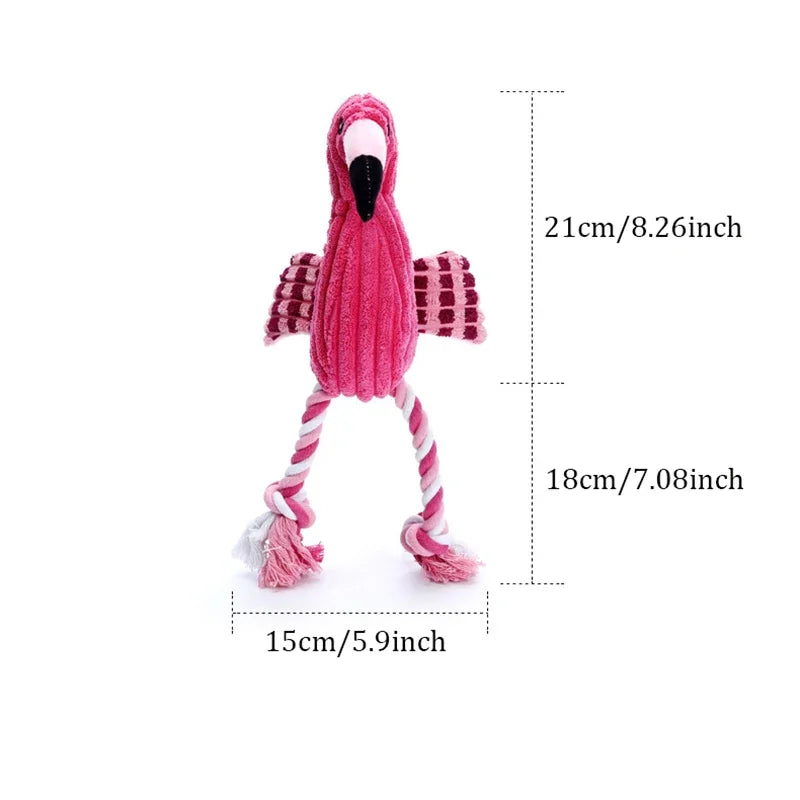 Animal Shape Squeaky Toys Plush Dog Toy Cute Bite Resistant Corduroy Dog Toys for Small Large Dogs Puppy Accessories Pet Product
