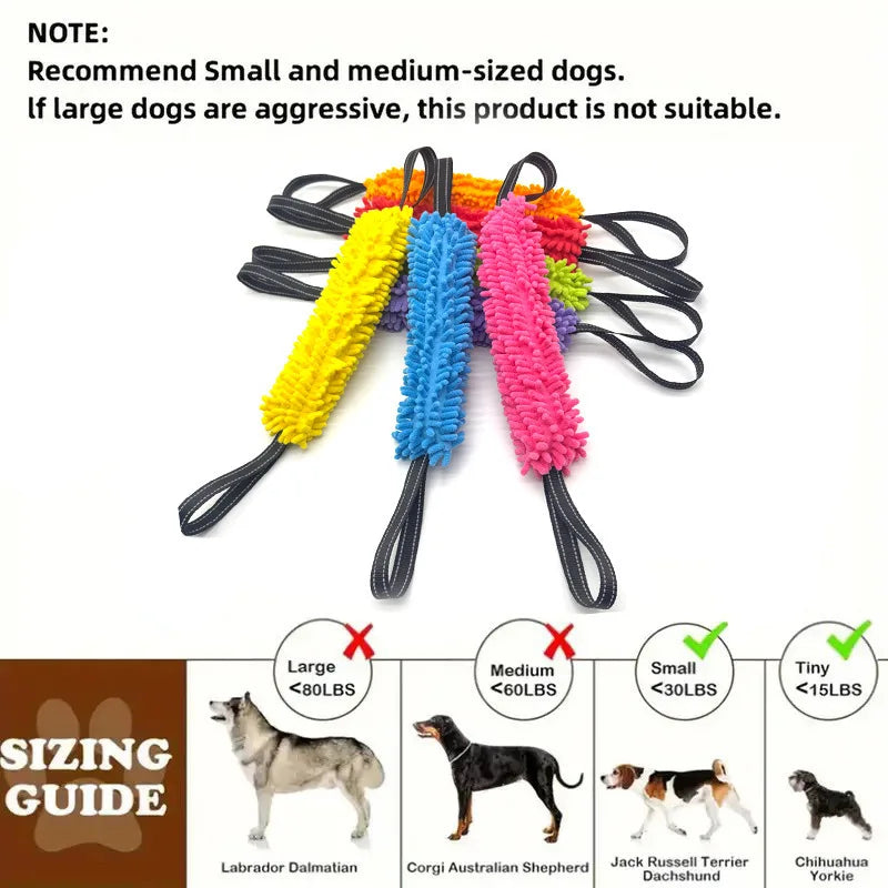 Dog Tug Toy Durable Rope Chew Toy Interactive Training Toy Pet Dental Cleaning Toy for Small Medium Dogs Puppy Pet Supplies