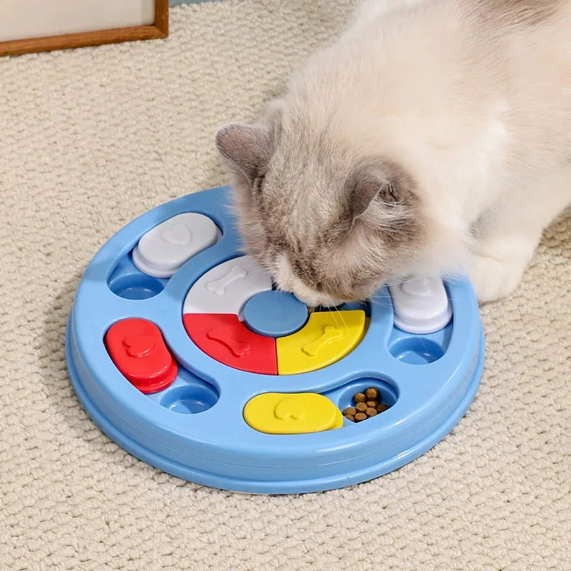 Dog Puzzle Toy & Pet Feeder - Treat Dispensing Toy for IQ Training, New Arrival, Ideal for Small/Medium Dogs