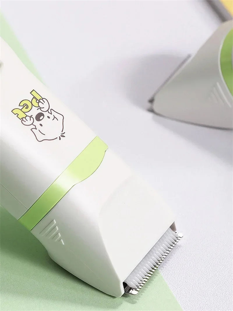 2-in-1 Pet Hair Trimmer and Nail Grinder Ceramic Blade Grooming Clippers for Dogs and Cats with Nail Cutter Hair Cutting Machine