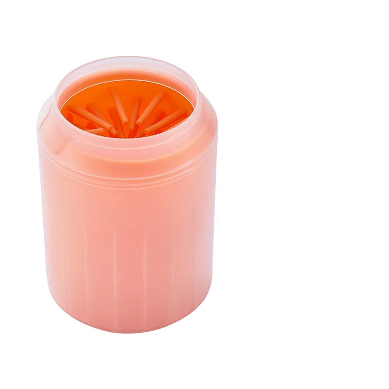 Portable Pet Paw Cleaner Soft Silicone Foot Washer with Cleaning Brush Dog Towel Bucket - Efficient Pet Cleaning Supplies