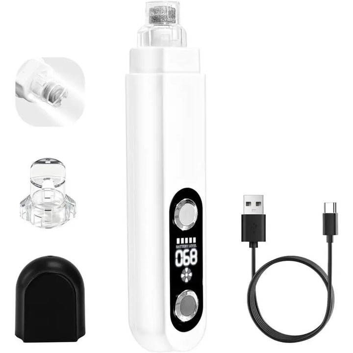 ABKO-5-Speed Dog Nail Grinder With LED Lights & Smart LED Screen