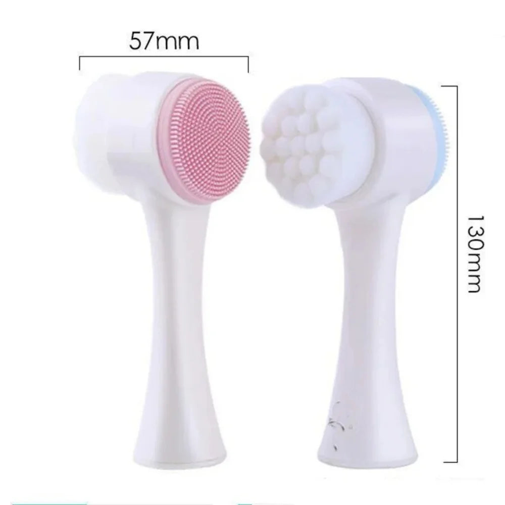 1pc- Silicone Pet Paw Cleaner & Massage Brush Dual Sided Dog Grooming Tool For Healthy Coats And Claws Pet Cleaning Tools