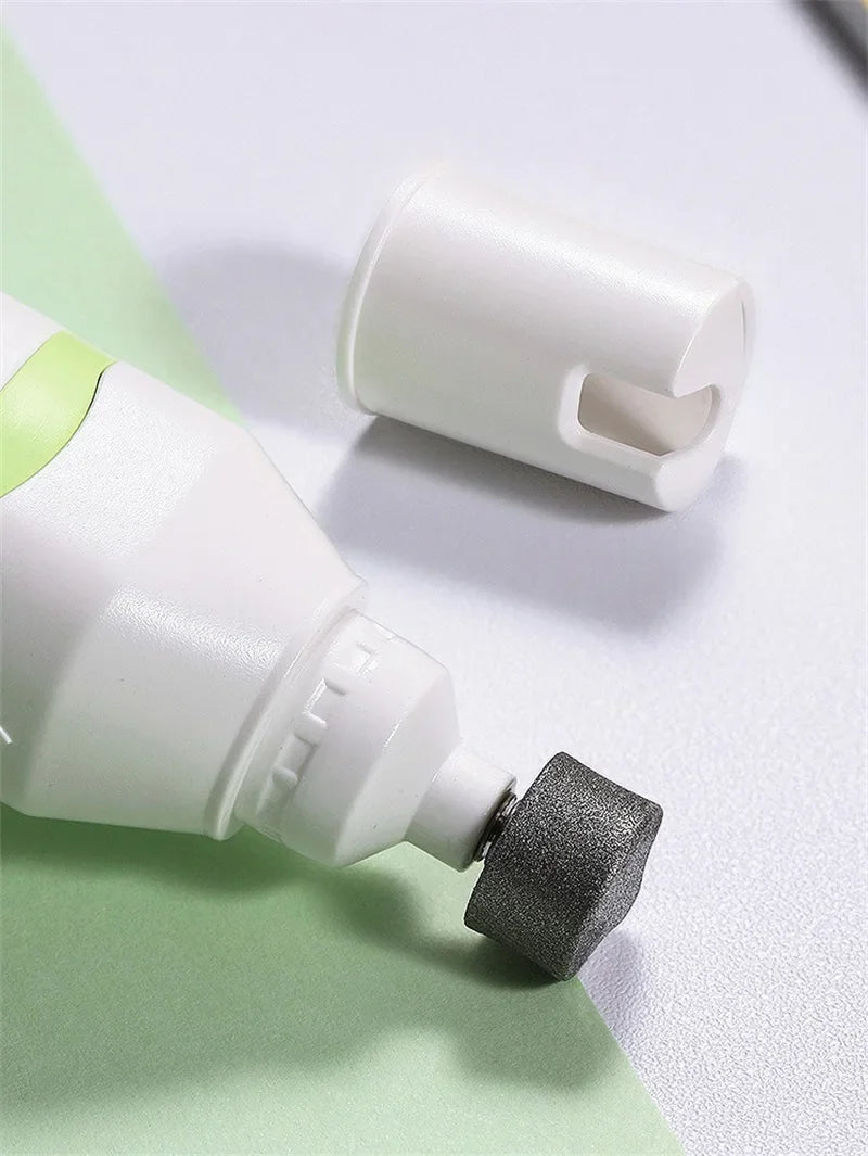 2-in-1 Pet Hair Trimmer and Nail Grinder Ceramic Blade Grooming Clippers for Dogs and Cats with Nail Cutter Hair Cutting Machine