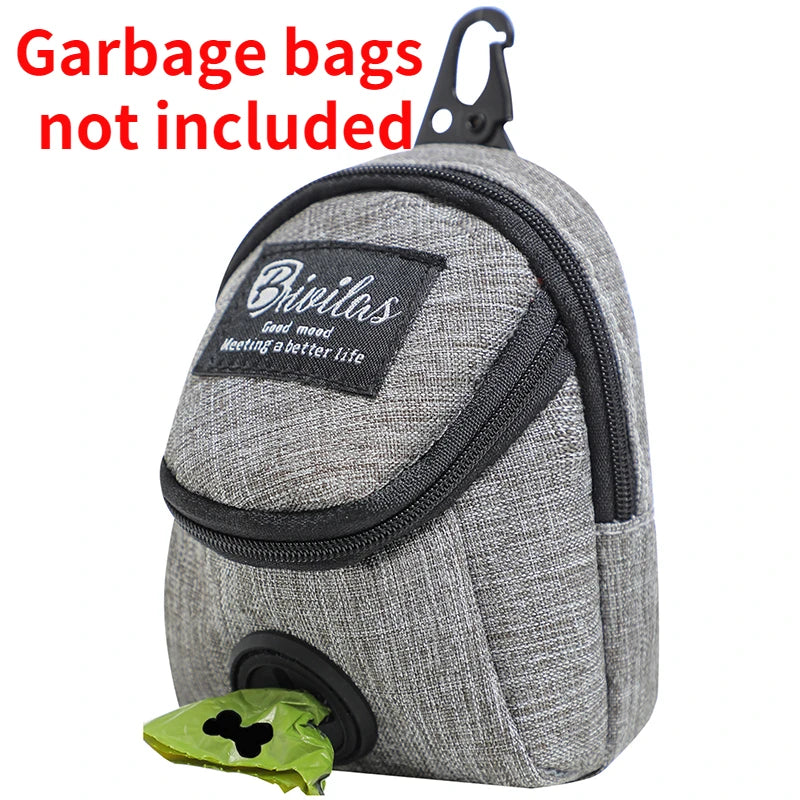Pet Dog Treat Pouch Portable Multifunction Dog Training Bag Outdoor Travel Dog Poop Bag Dispenser Durable Pet Accessories