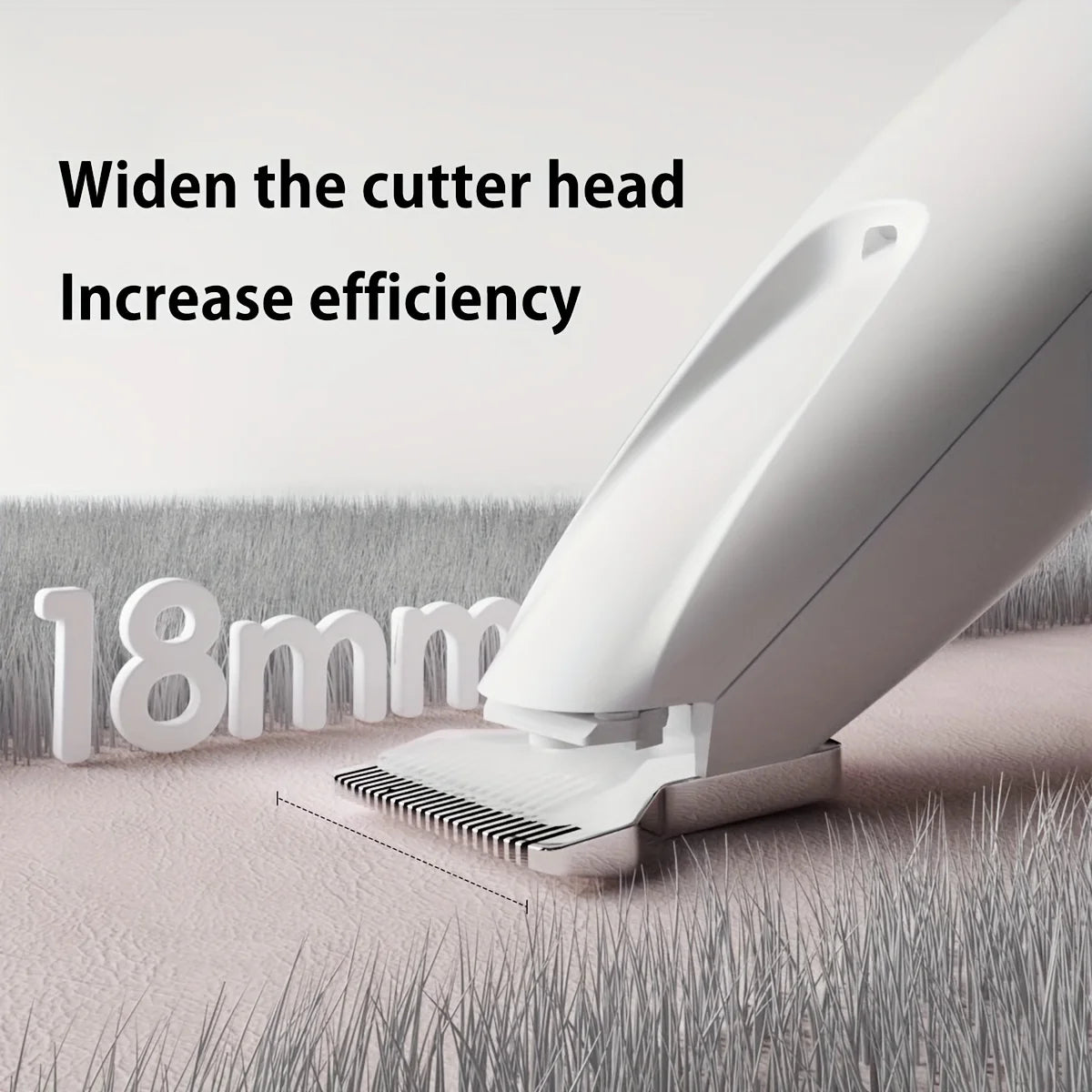 Professional Electric Pet Grooming Scissors, Quiet and Gentle Operation, Cordless Dog and Cat Hair Trimmer