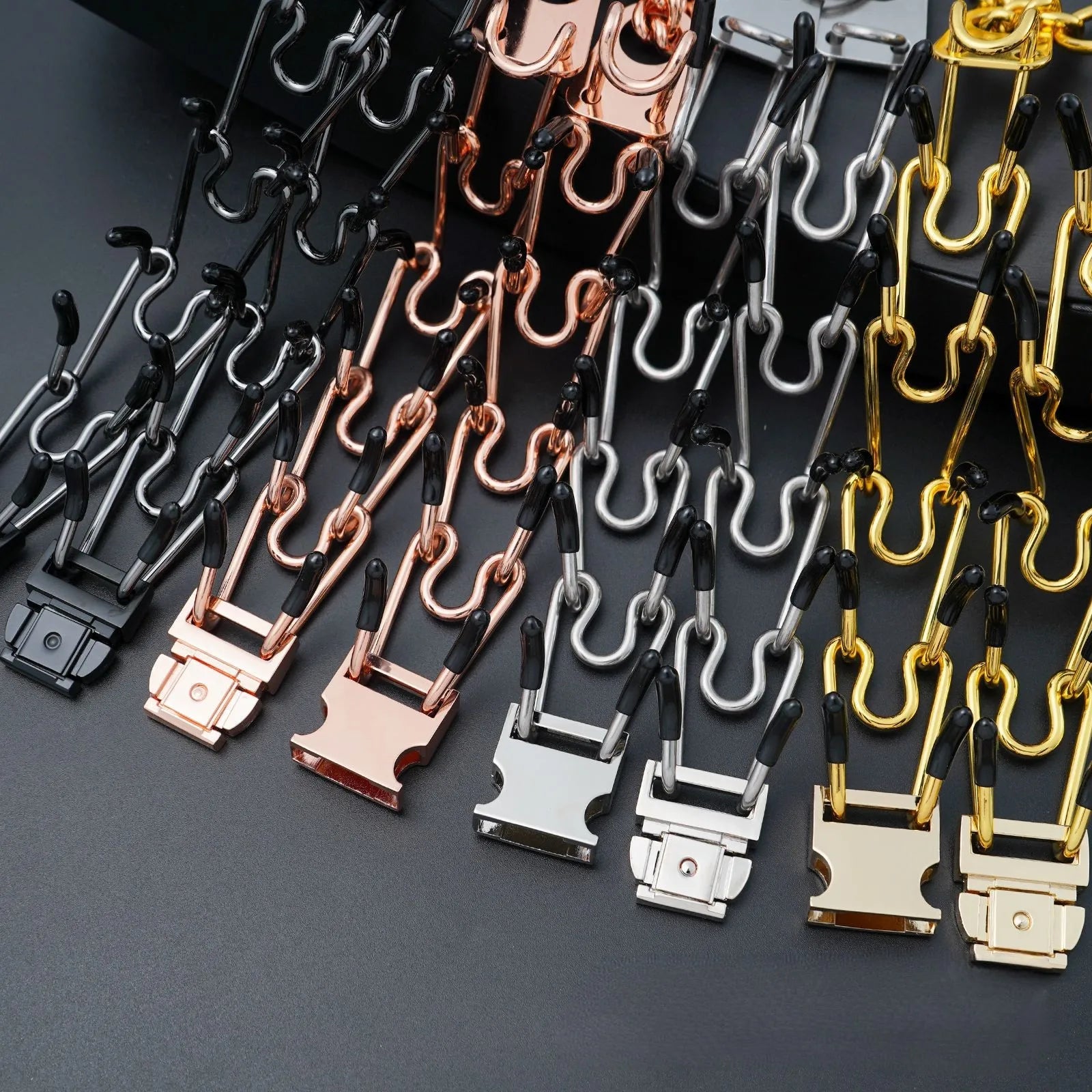 Dog Training Collar Effective Pinch With Comfort Anti Pull Training Adjustable Multi-size Stainless Steel Pet Prong Choke Collar