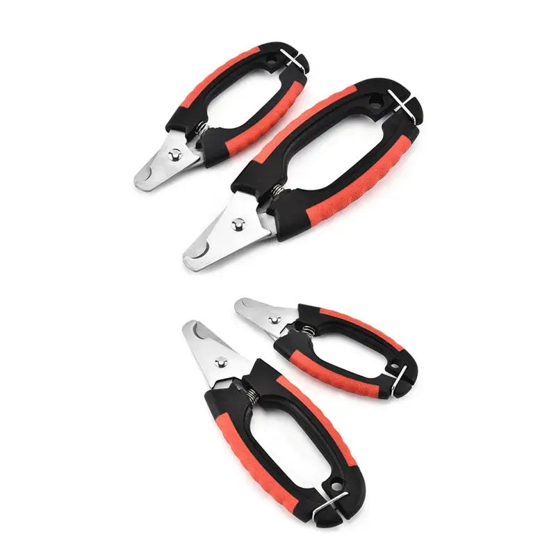 SU 1Pcs Stainless Steel Grooming Scissors Clippers Professional Pet Dog Nail Clipper Cutterfor Animals Dogs Cats Rabbit