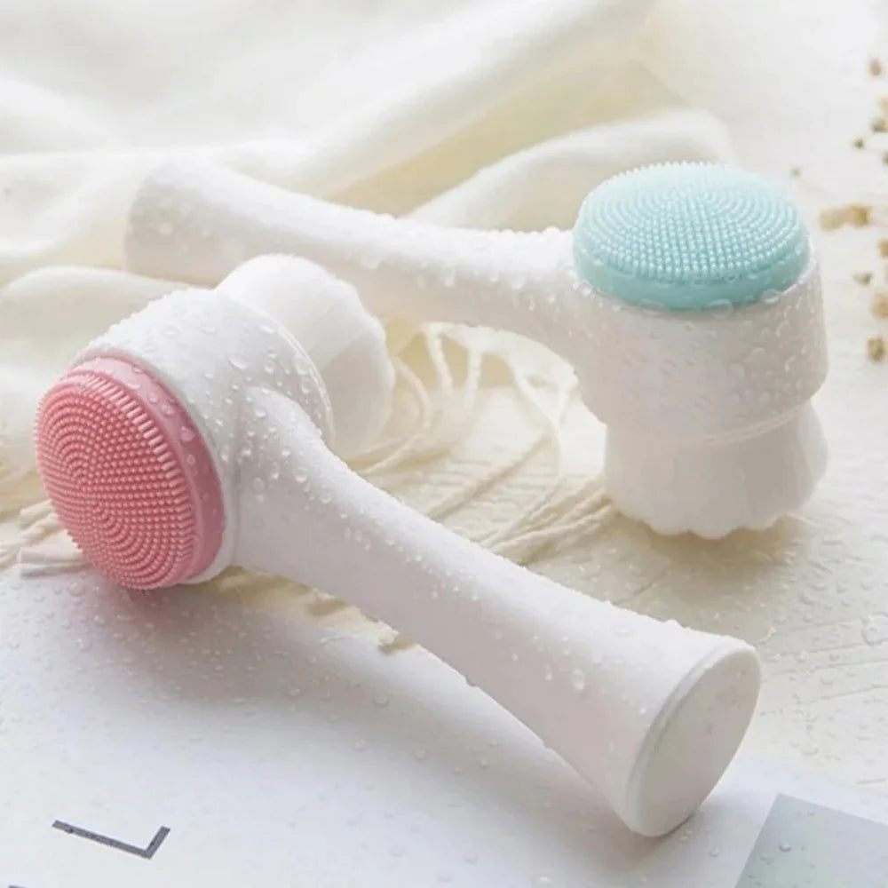 1pc- Silicone Pet Paw Cleaner & Massage Brush Dual Sided Dog Grooming Tool For Healthy Coats And Claws Pet Cleaning Tools