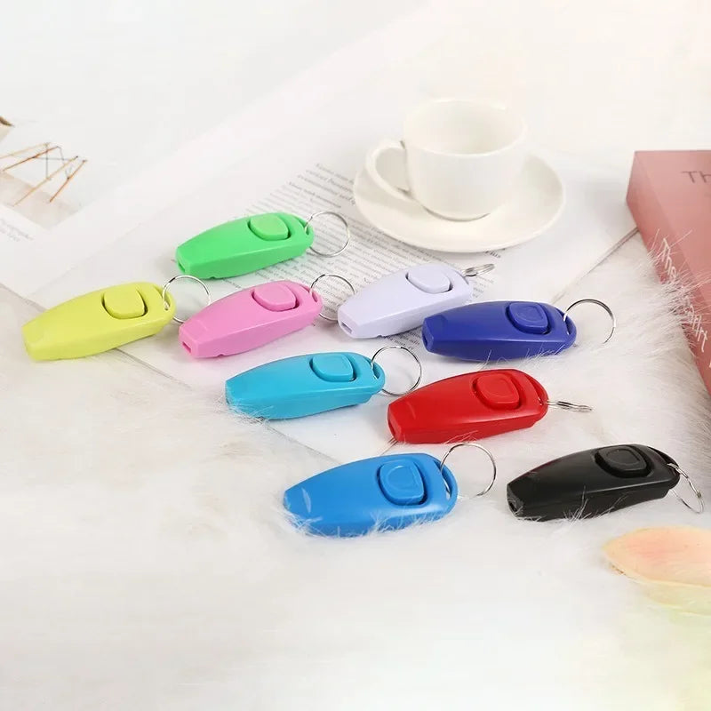 Pet Dog Training Clicker Whistle 2 in 1 with Wrist Strap Puppy Recall Obedience Tool for Outdoor Walking Command Training Signal