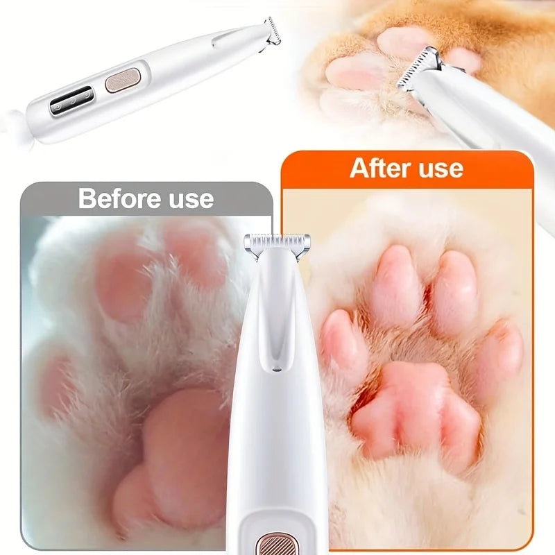 Professional Electric Pet Grooming Scissors, Quiet and Gentle Operation, Cordless Dog and Cat Hair Trimmer
