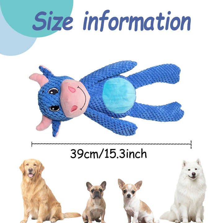 Durable Interactive Plush Dog Toy Soft Large Companion Toy for Small Medium Large Dogs